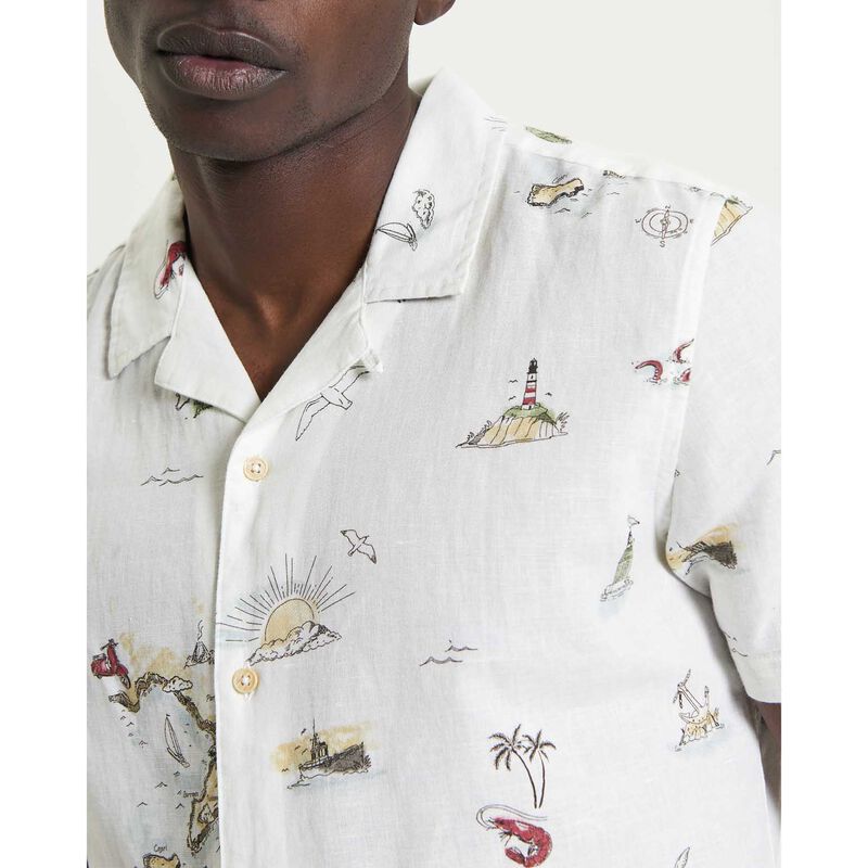 Ben Sherman Brighton To Amalfi Print Short Sleeve Shirt image number 2